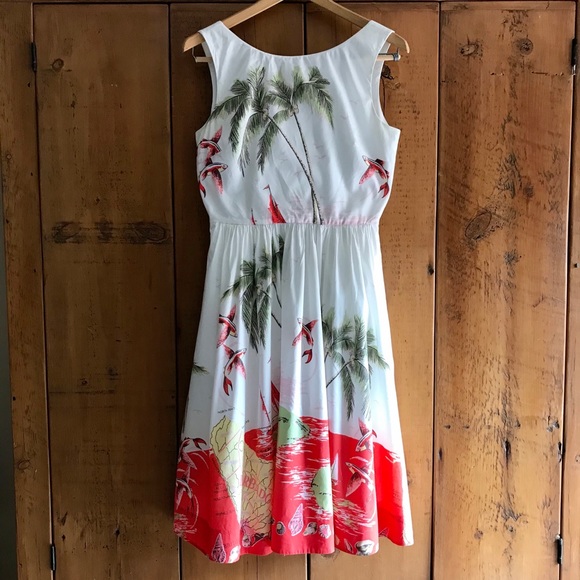 J. Crew Dresses & Skirts - Dress J Crew Flare Tropical Print, 2